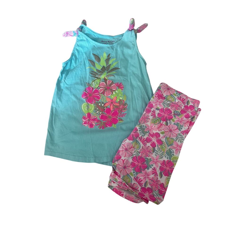 Tommy Bahama Short Set Size 5 -6 Floral Graphic
